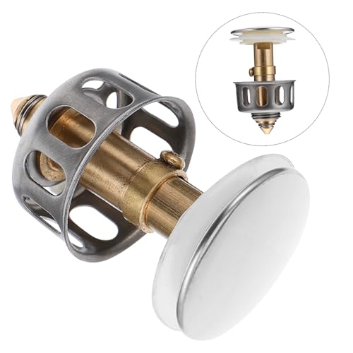 Image of balacoo 6pcs Sink Drain Plugs Basin Bounce Drain Filter for Bathtubs and Sinks Easy Install Random Gaskets