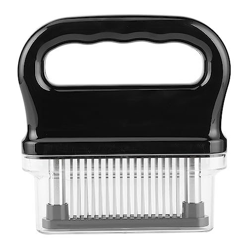 Hztyyier Accessorio per Inteneritore per Utensili per Aghi per Martello per Carne 8209 Allentacarne per Barbecue Utensile per Barbecue 48 per Utensile Nero