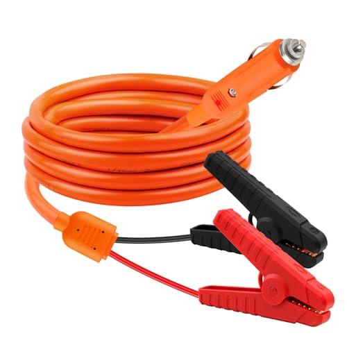 12V �J�[�o�b�e���[�[�d�P�[�u�� 6�t�B�[�g 16AWG �����ԗp�R�[�h �V�K���b�g���C�^�[�A�_�v�^�[ ���~�d�r�p���j���N�����v�p Jackery�\�[���[���d�@�A���d���ɑΉ�