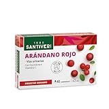 SANTIVERI – Arándano rojo comprimidos / 40 comprimidos a base de extracto de arándano rojo, jugo concentrado de equinácea y vitamina C