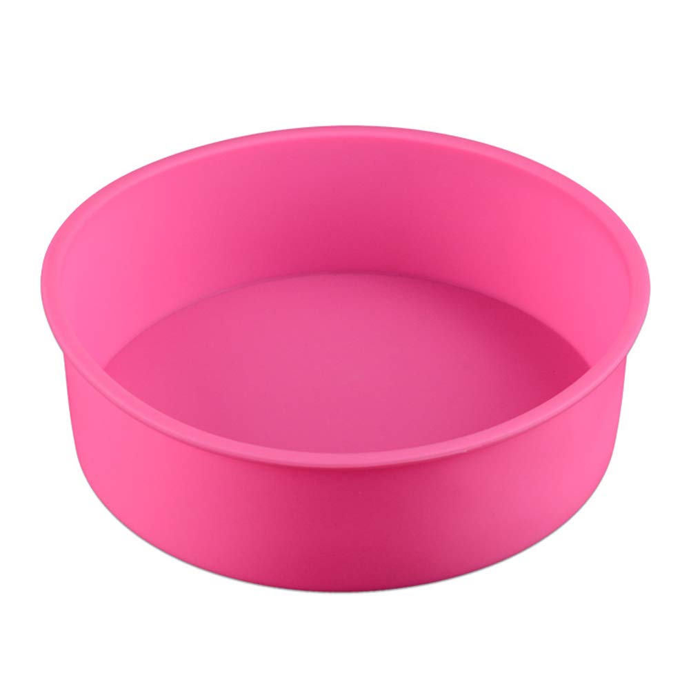 DOITOOL 3piezas Molde De Silicona Para Pasteles Moldes Redondos De Silicona Para Hornear Cupcakes Para Repostería De Color Aleatorio