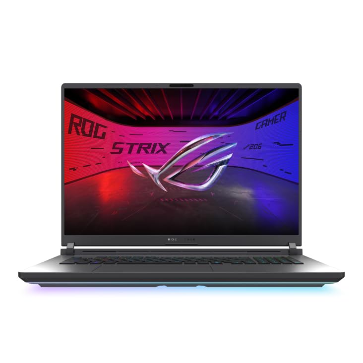 ASUS ROG Strix G18 G815LW-S9046 - Portátil Gaming de 18' WQXGA 240Hz (Core Ultra 9 275HX, 32GB RAM, 1TB SSD, NVIDIA GeForce RTX 5080 16GB, Sin Sistema Operativo) Gris Eclipse - Teclado QWERTY español