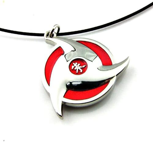 Tanboo Naruto Akatsuki Necklace,Uchiha Itachi Necklace.A Great Gift for Naruto Fans,With Tanboo Card And Annagle Necklace