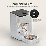 VOLUAS Automatic Cat Feeders - Timed Pet Feeder for Cats and Dogs with Dry Food Dispenser, Desiccant Bag, Programmable Portion Control, 4 Daily Meals, 10s Voice Recorder - Image 3