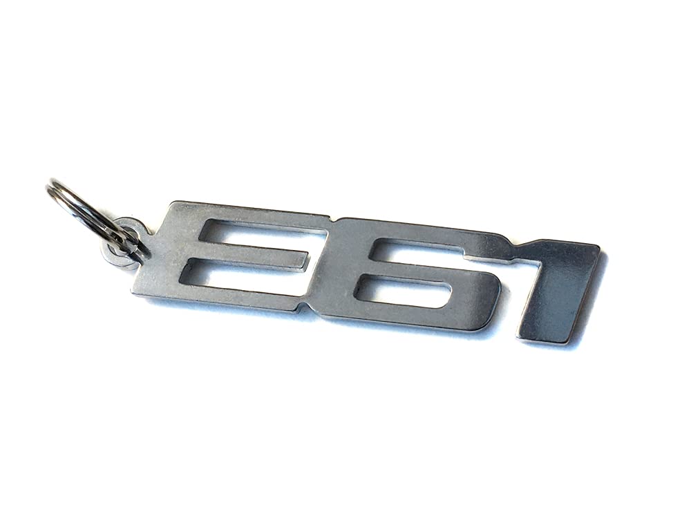 Special Parts Silver E61 Keychain Key Chain Keyring Pendant Fob Keyfob M5 550I 545I 540I 525I 523I 520I 535D 530I 530D 530Xd 525D