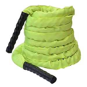 Battle Rope, Flexible Tensile Resistant Comfortable Exercise Rope Highly Efficient Workout Build Muscle Heavy Duty Sturdy for Fitness for Men