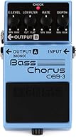 Compact chorus pedal especially designed for bass guitar Applies chorus sound to the high frequencies without altering low frequencies Effect Level, Low Filter, Rate and Depth knobs permit precise tonal shaping BOSS five-year warranty
