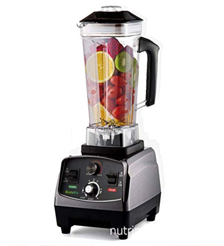QREZ Licuadora Batidora, Licuadora para Batidos Licuadora para Verduras Y Frutas Batidora De Vaso Comercial Profesional Batidora De Mano 2200W