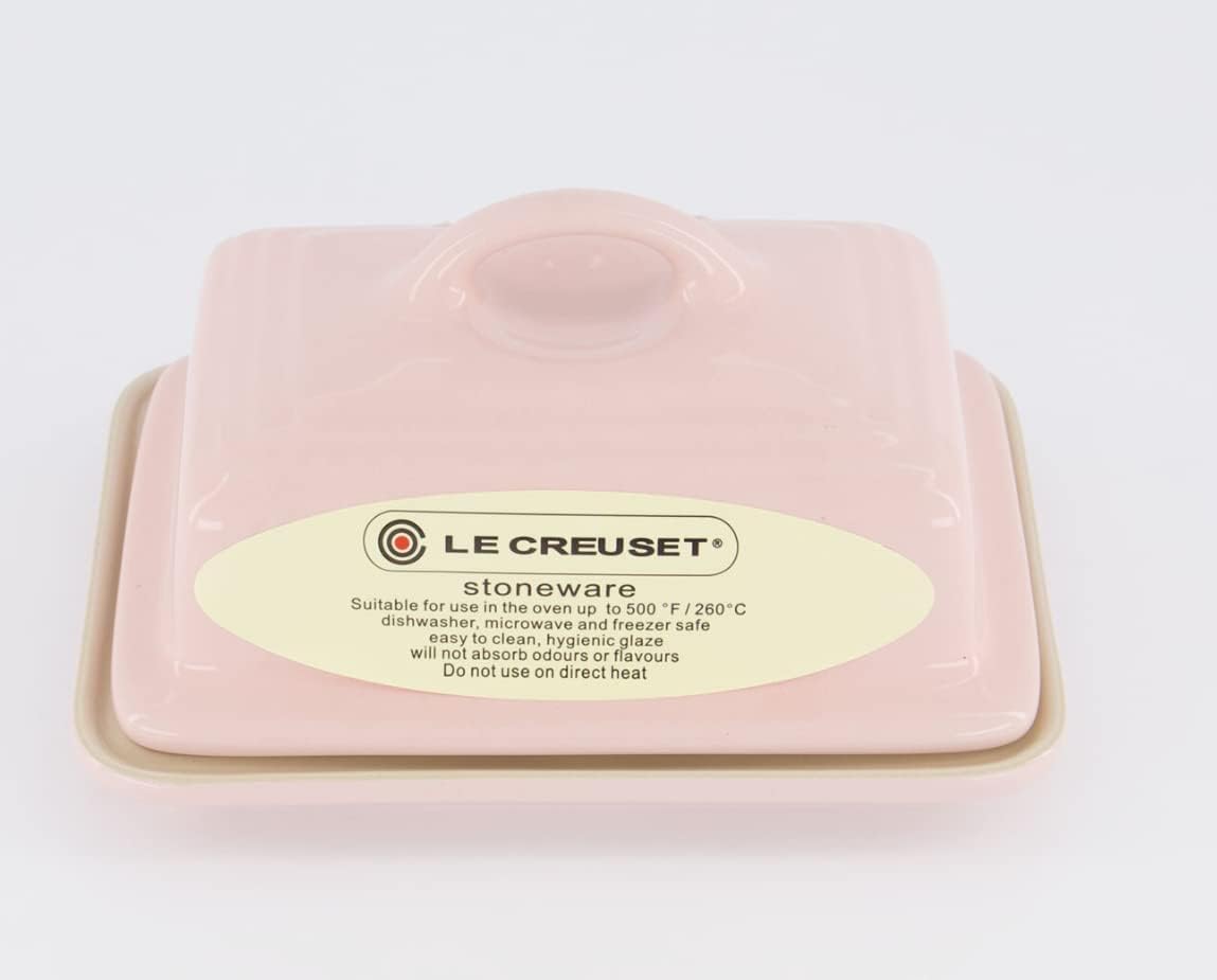 Le Creuset Stoneware Butter Dish, Pink