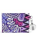 Vera Bradley Women's Retractable Lanyard ID Case Lilac Tapestry One Size
