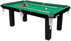 Mesa De Sinuca Residencial em MDF em Tecido Verde - Klopf Cód. 1035