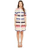 Kate Spade New York Women's Cape Stripe Shirtdress Multi Dress 10
