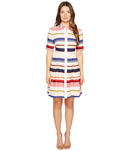 Kate Spade New York Women's Cape Stripe Shirtdress Multi Dress 10 #TOP9