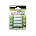 Produktbild Panasonic Original Mignonakku Typ BK-3HGAE/4BE 2700mAh NiMH 4er Blister, NiMH, 1,2V