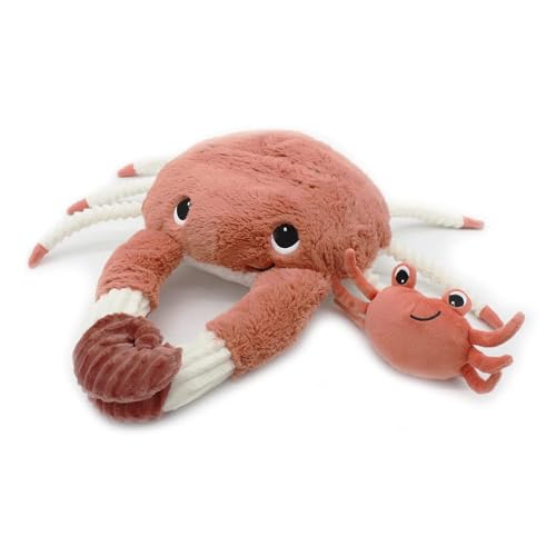 Crabe maman bébé peluche Les Déglingos pour partager des moments de tendresse