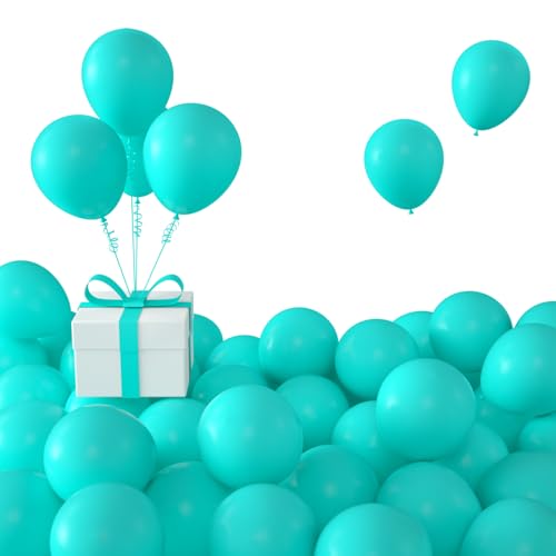 Image of KALOR Pearl Green Balloons,100 Pcs 5 Inch Mini Matte Latex Balloons for Balloon Garland Arch, Birthday Decoration, Wedding Party, Baby Shower Decorations