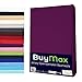 Produktbild Spannbettlaken Topper 140x200-160x200 cm Spannbetttuch Bettlaken 100% Baumwolle Jersey für Matratzentopper bis 12 cm Steghöhe, Aubergine