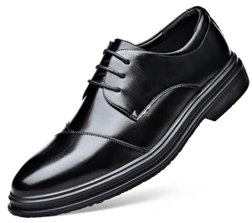 DADAWEN Men's Classic Modern Formal Business Oxford Shoes Lace Up Dress Shoe