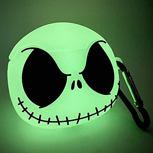 Ccxnas Compatible With Airpods Case Cover With Keychain, Halloween Luminous Skull For Airpods 2Nd & 1St Cases, Soft Silicone Cute Funny Anime Case For Apple Airpods 2/1 #TOP1
