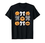 Photo Gallery arco coquette di zucca di halloween maglietta Photo Gallery arco coquette di zucca di halloween maglietta