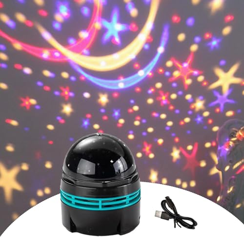 Lampada rotante colorata, luci da discoteca per feste | Con palla luminosa musicale Palla da discoteca rotante | 7 effetti di luce Luce rotante colorata per la casa