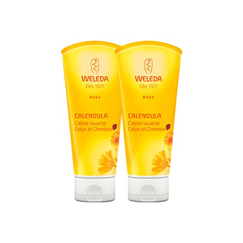 Weleda - Crème lavante - Corps et Cheveux - Calendula - Lot de 2