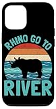 Rhino Go To River Rhinocerous Gift Cute Animal Zoo