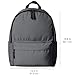 Amazon Basics Classic School Backpack with Multiple Compartments, Sturdy Construction, Adjustable Straps - Grey