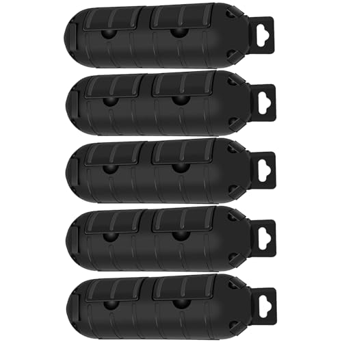 Extension Cord Cover Outdoor, SuperInk Cord Connector Protector IP54 Water-Resistant, Indoor Electrical Safety Box for Plug Outlet Tool Holiday Light Black,5PK