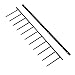 Black 11 in. x 2 in. Velobinds 11-pin (Qty 100)