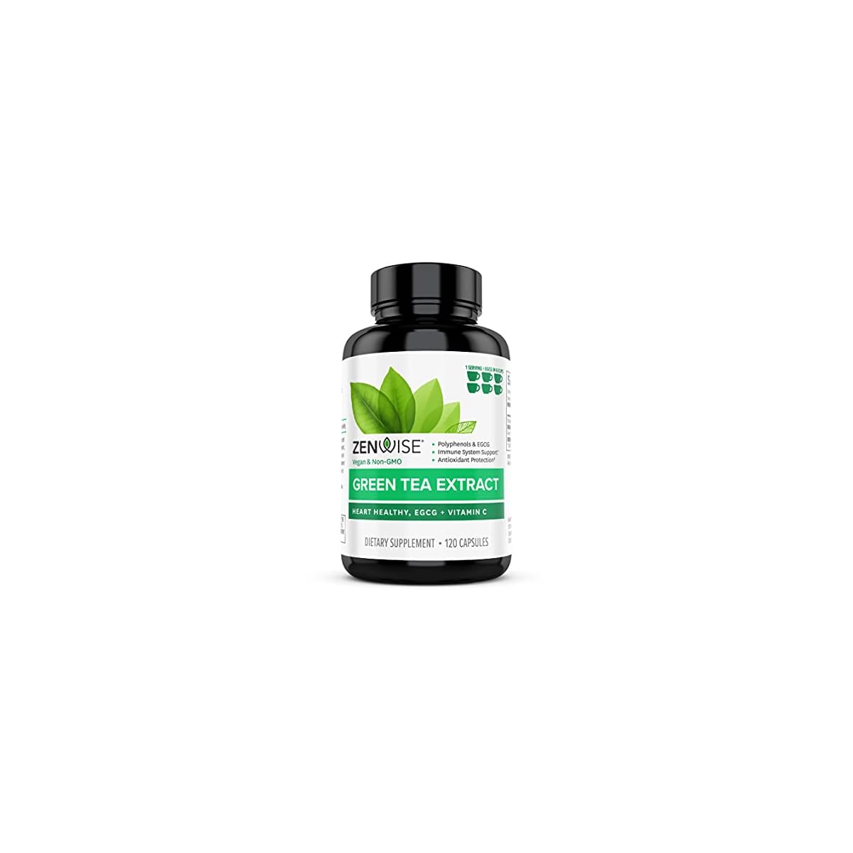 Zenwise Green Tea Extract with EGCG & Vitamin C Antioxidant & Immune