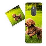 KARTXITAI personalisierte Handyhülle Kompatibel mit Nokia 230 (2024),hülle selber gestalten-case personalisiert mit Foto,Bildern,oder Text selbst gestalten + 1 x Handykette Universal