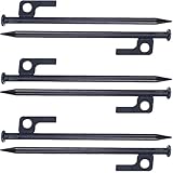 Stahl Zeltheringe Schwere Ausführung Rostfreie Erdnägel Für Camping...