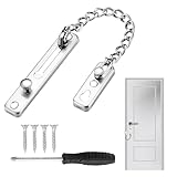 cadenas de hoteles en mexico Versátil para diferentes puertas: esta cadena para puerta de casa es universal y se adapta a la mayoría de tipos de puertas, como puertas de madera, metal o compuestas. Ideal para apartamentos, casas, hoteles, dormitorios y apartamentos de vacaciones. Con una longitud de cadena de 18 cm y una base estable (12,3 × 2,3 cm), ofrece una protección óptima y un aspecto elegante – un candado de cadena de puerta indispensable para mayor seguridad.