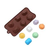 Yunko 3d Gem Diamond Cool Ice Cube Chocolate Soap Tray Mold Silicone Party Maker