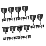 Toddmomy 150 Stuks Kunstmest Box Kunstmest Plastic Bloempotten Plantenmest Bonsai Meststof Tuinieren Accessoire Plastic Containers Plastic Plantenpotten Herfst Gazon Potplant Orchidee