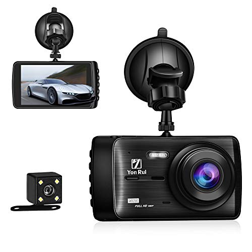 Dash Cam Dashboard Camera Recorder with Rear Camera-4