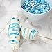 Snowflake Sprinkles - 1.2 Pounds - Winter Wonderland Snowflake Confetti - Blue & White Jimmies - Bulk Sprinkle Mix for Decorating - Great for Baking Cookies, Cakes, Cupcakes, and More!