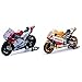 New-Ray S.R.L- 1:12 Ducati Desmosedici Dovizioso, Multicolore, 846099 & Newray Honda Repsol Rc212V, Scala 1:12, 2014 Marc Marquez 93