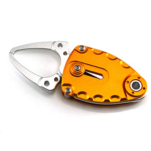 MNFT 1Pcs Aluminium Alloy Mini Fish Lip Grip Gripper Fishing Grabber Grips Control Pliers Hook Remover Lure Fishing Tackle Tool