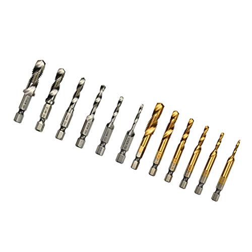 Homyl 1 Conjunto Hex Shank Stubby Brocas Precision Twist Brocas Aço Broca Set - Prata