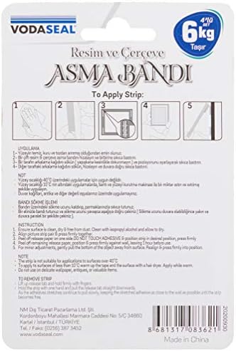 Vodaseal 53.01.082 Resimli Çerçeve 4'lü Cırt Bant - Görsel 2