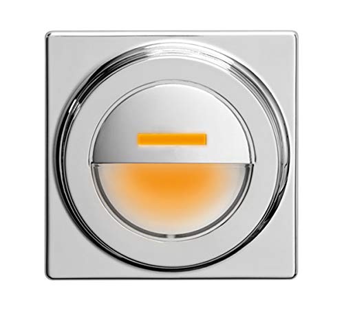 Balizas SHERPA/A CC chrome et ambre encastrable 230V pour balisage de sol