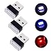 3Pack - USB Car Interior Atmosphere Lamp Night Light LED Decoration Light - for Automotive Decorative Lighting Atmosphere