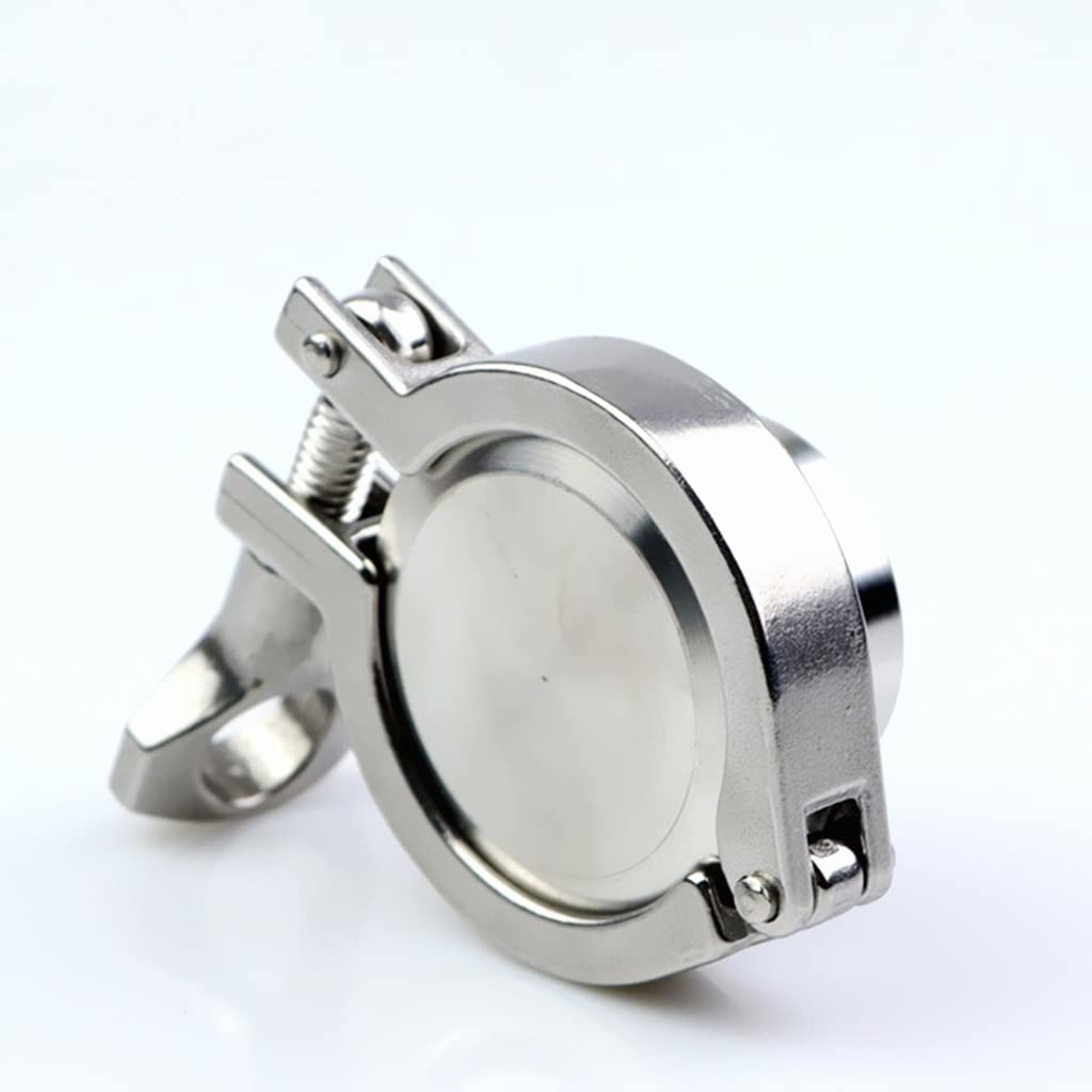 raccordo del morsetto dell'acciaio inossidabile, Kit di raccordi Tri Clamp in acciaio inossidabile 304, confezione da 4 dimensioni multiple(38mm x Ferrule 50.5)