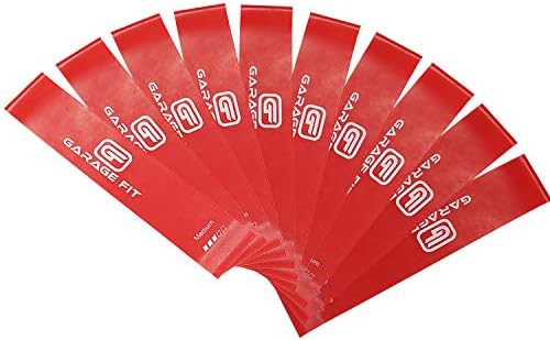 Garage Fit Resistance Loop Bands - Leg, Thigh, Glutes Gym Exercise Resistance Bands for Workout Stretching, Yoga, Pilates