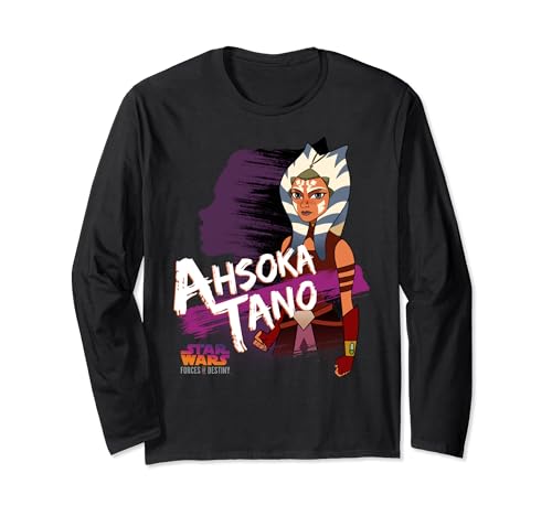 T-shirt manga longa Ahsoka Star Wars pour fan de pop culture