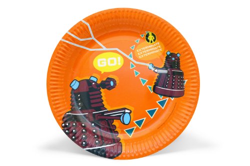 BBC Worldwide Doctor Who Partyware Paper Plates (Pack of 6)