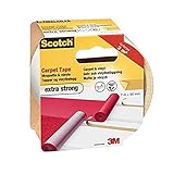 1 cinta Scotch 42020750B - Cinta Adhesiva De Doble Cara Para La Alfombra Y Pisos De Vinilo, Transparente