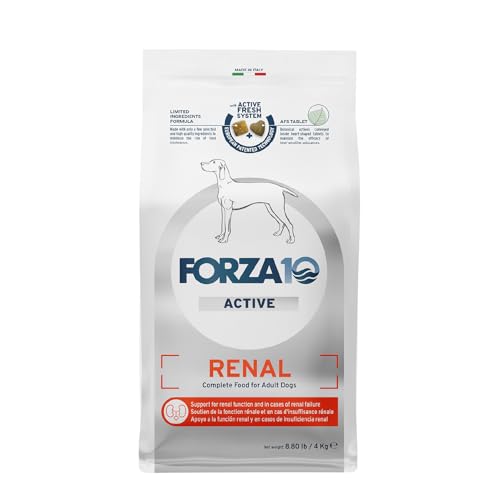 Forza10 - Dog Food Vet-Approved Renal Pet Food with Omega3 Non-GMO Dry Dog Food for Kidney Support Made in Italy (8.8 lb)